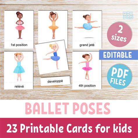 Ballet Flashcards Printable